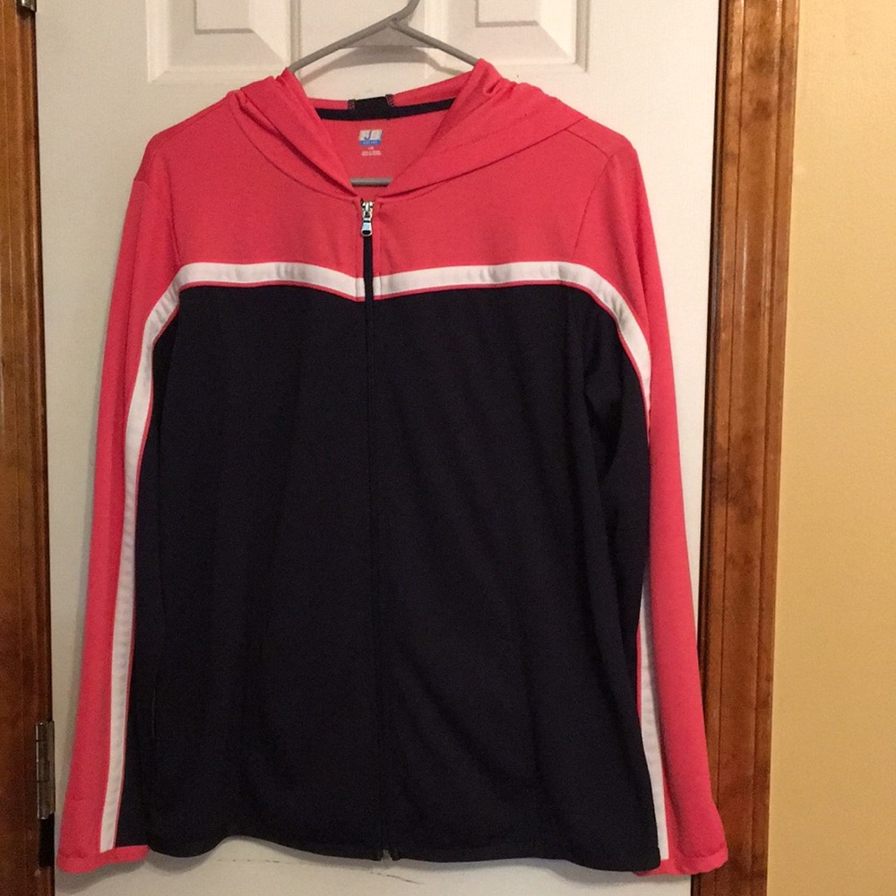 SJB Active pink and Navy work-out Jacket